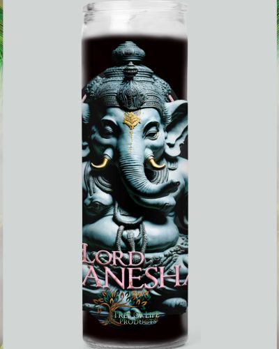 Lord Ganesh Black Candle